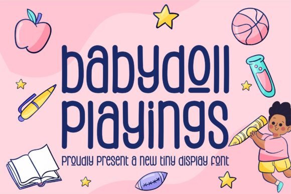 Babydoll Playings Font for Social Media
