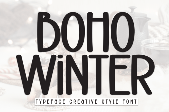 Boho Winter Font for Web Design