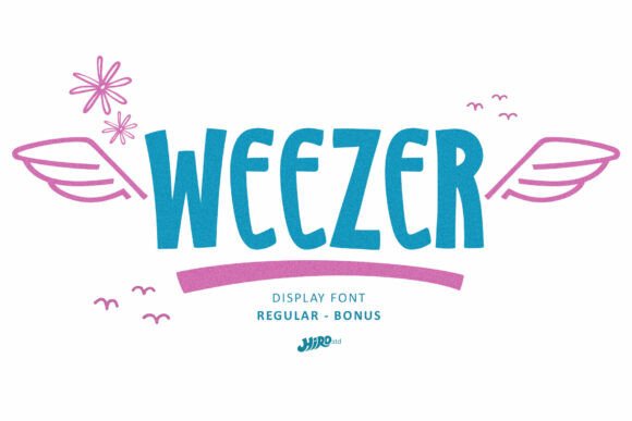 Bring Fun Bounce to Your Shop with Weezer Display Fonts