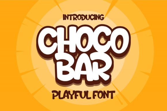 Choco Bar: The Sweet Display Font for Bold Designs