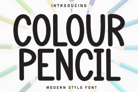 Colour Pencil Font for Bold Campaigns