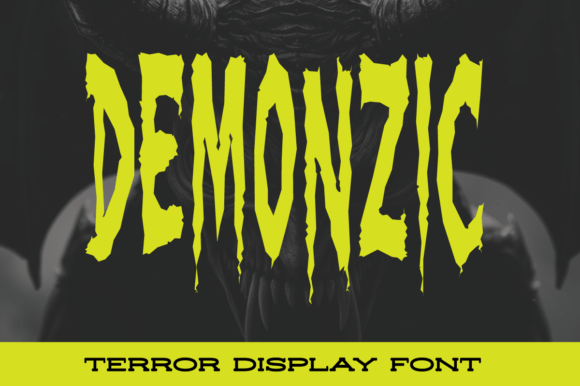 Demonzic: A Scary Display Font for Web Design