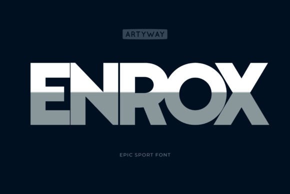 Enrox Font: Bold Display Type for Editorial Impact
