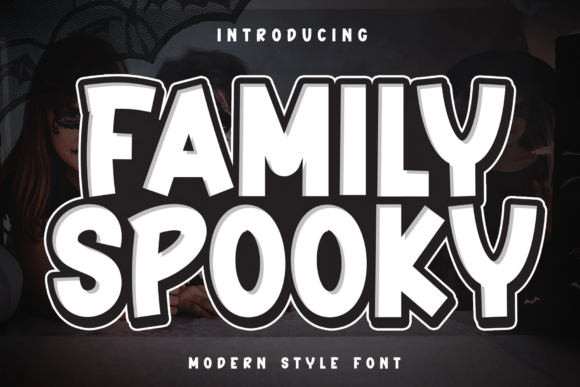 Family Spooky: The Bold Display Font for Halloween Marketing