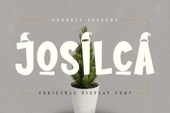 Josilca: A Festive Display Font for Holiday Web Design