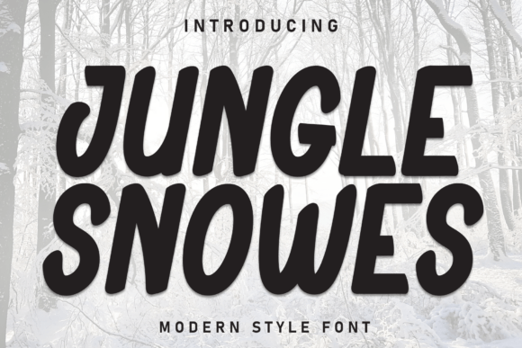 Jungle Snowes: Bold Display Fonts for Editors