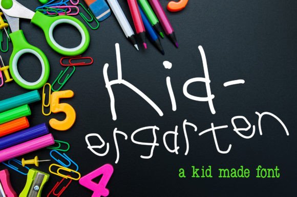 Kid-ergarten Font Review for Playful Campaigns