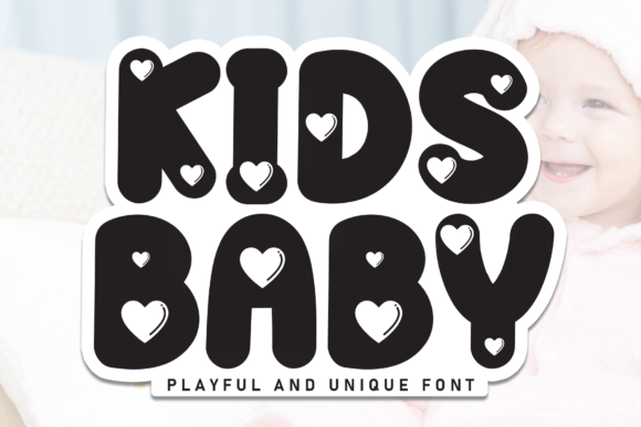 Kids Baby: A Whimsical Display Font for Playful Campaigns