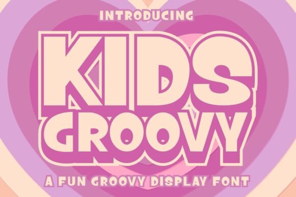 Kids Groovy Font for Retro Branding