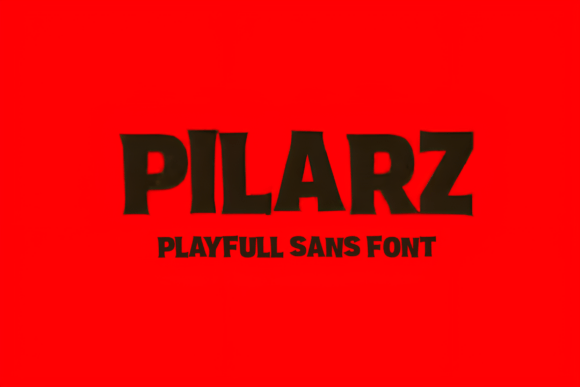 Pilarz: A Playful Display Font for Memorable Branding