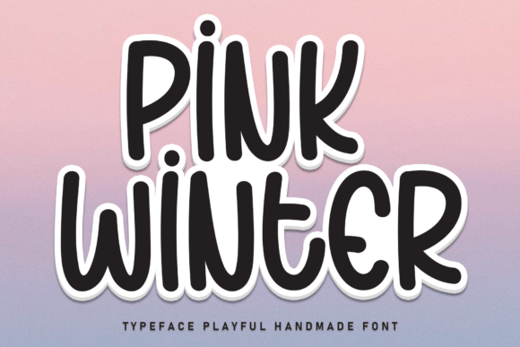 Pink Winter: A Playful Display Font for Web Design