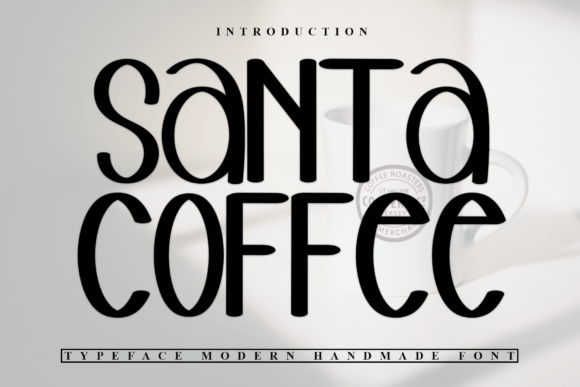 Santa Coffee Typeface for Festive Branding