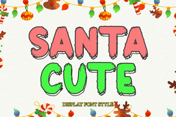 Santa Cute: A Fresh Display Font for Modern Brands