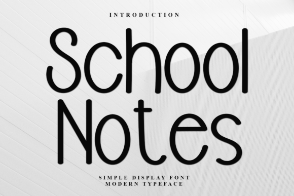 School Notes Font Review for Makers