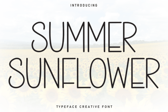 Summer Sunflower Font: A Warm Handwritten Typeface for Brands