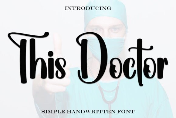 This Doctor Typeface for Festive Holiday Designs