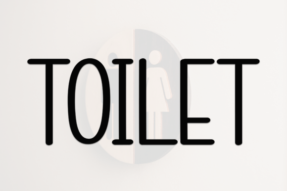 Toilet: A Bold Display Font for Modern Makers