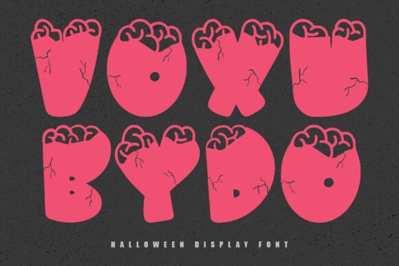 Voxubydo: A Spooky Display Font for Halloween Web Design