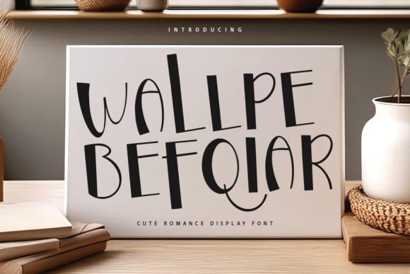 Wallpe Befqiar Typeface for Digital Design
