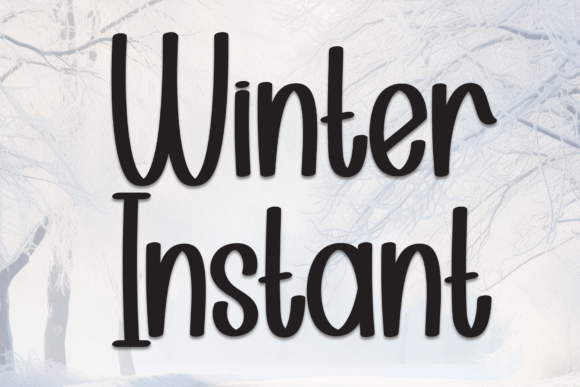 Winter Instant: A Handwritten Display Font for Editorial Charm